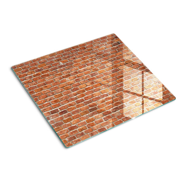 Skleněná deska do kuchyně Cihlová zeď
