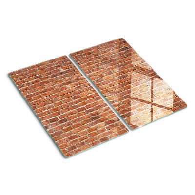 Skleněná deska do kuchyně Cihlová zeď