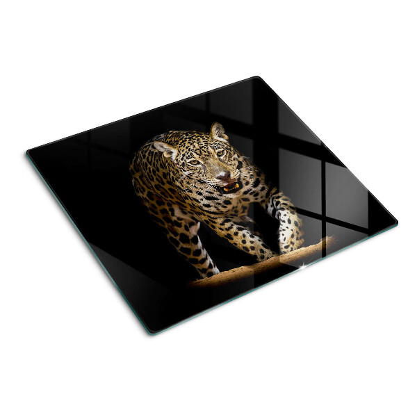 Skleněná krájecí deska Leopard v pohybu