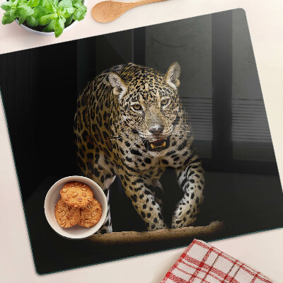 Skleněná krájecí deska Leopard v pohybu