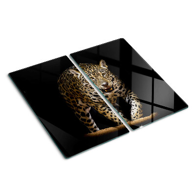 Skleněná krájecí deska Leopard v pohybu