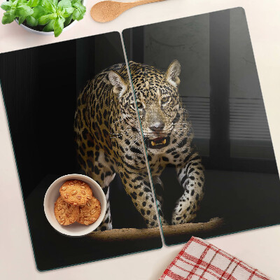 Skleněná krájecí deska Leopard v pohybu