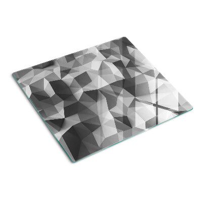 Skleněná deska do kuchyně Abstraktní geometrický vzor