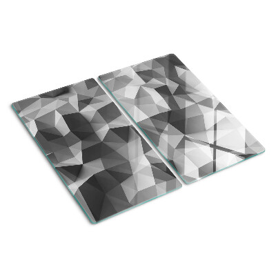 Skleněná deska do kuchyně Abstraktní geometrický vzor