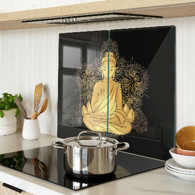 Skleněná krájecí deska Buddha v meditaci