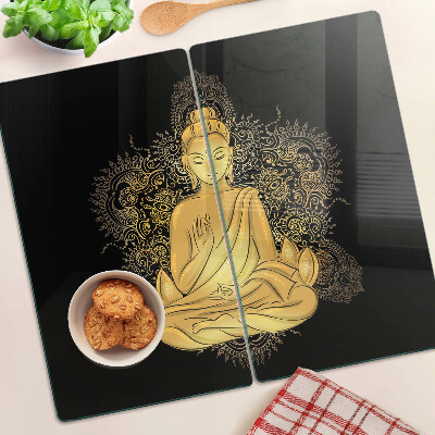 Skleněná krájecí deska Buddha v meditaci