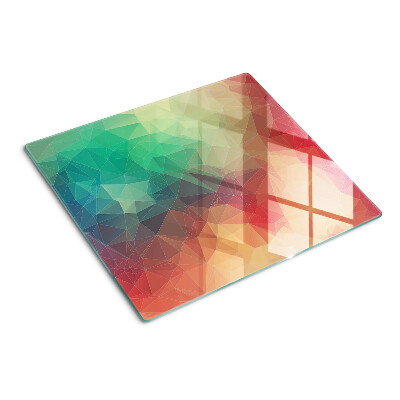 Skleněná deska do kuchyně Abstraktní geometrický vzor