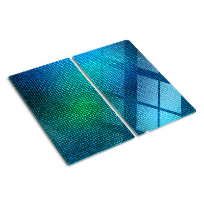 Krájecí prkénko skleněné Barevný gradient v odstínech modré