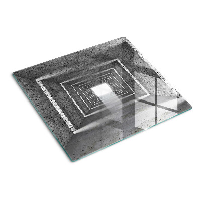 Krájecí prkénko skleněné Iluze hloubky v architektuře