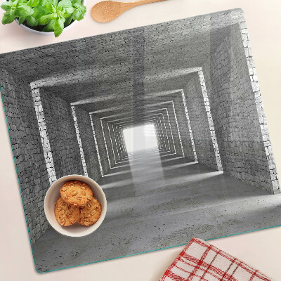 Krájecí prkénko skleněné Iluze hloubky v architektuře