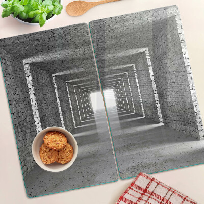 Krájecí prkénko skleněné Iluze hloubky v architektuře