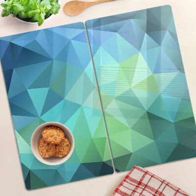 Skleněná deska do kuchyně Geometrický abstraktní vzor