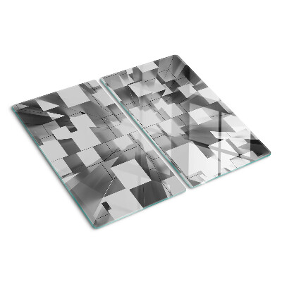 Skleněná deska do kuchyně Abstraktní geometrické tvary