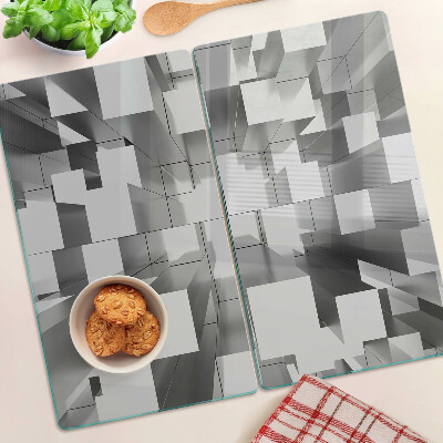 Skleněná deska do kuchyně Abstraktní geometrické tvary
