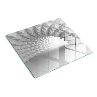 Krájecí prkénko skleněné Geometrický 3D vzor
