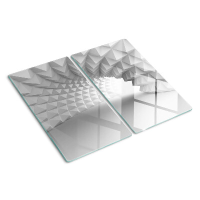 Krájecí prkénko skleněné Geometrický 3D vzor