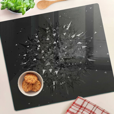 Krájecí prkénko skleněné Abstraktní geometrický vzor
