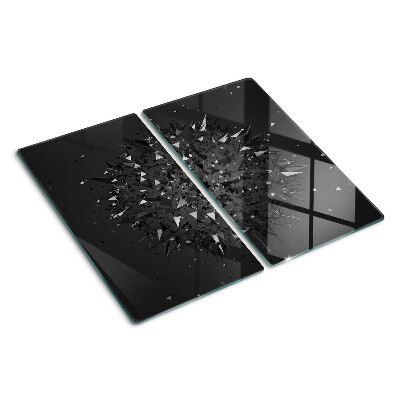 Krájecí prkénko skleněné Abstraktní geometrický vzor