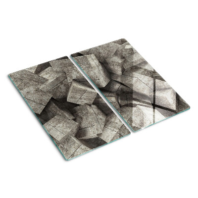 Krájecí prkénko skleněné Abstraktní geometrické tvary