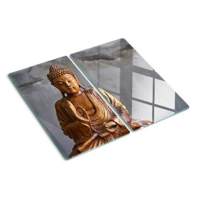 Skleněná deska do kuchyně Buddha v meditaci