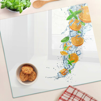 Krájecí prkénko skleněné Citrus ve vodě