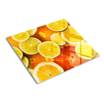 Skleněná deska do kuchyně Citrusové plody a citrusové plody