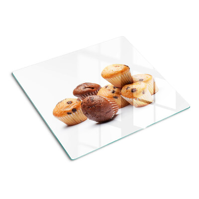 Skleněná krájecí deska Čokoládové a vanilkové muffiny