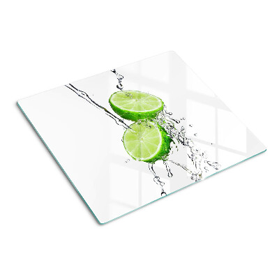 Skleněná deska do kuchyně Citrony ve vodě