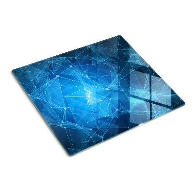 Skleněná deska do kuchyně Abstraktní geometrický vzor