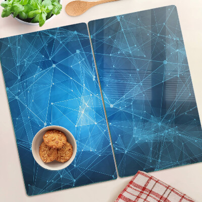 Skleněná deska do kuchyně Abstraktní geometrický vzor