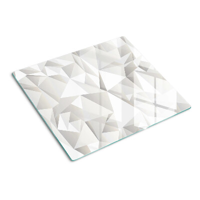 Krájecí prkénko skleněné Motiv geometrických tvarů