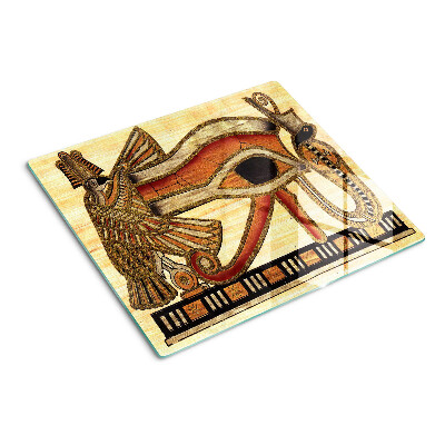 Skleněná deska do kuchyně Motiv egyptských hieroglyfů