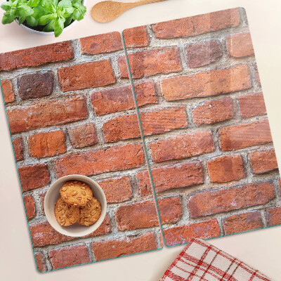Krájecí prkénko skleněné Cihlová zeď