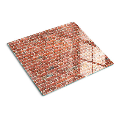 Skleněná deska do kuchyně Cihlová zeď