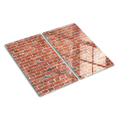 Skleněná deska do kuchyně Cihlová zeď
