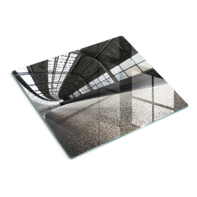 Skleněná deska do kuchyně Moderní architektura a geometrie