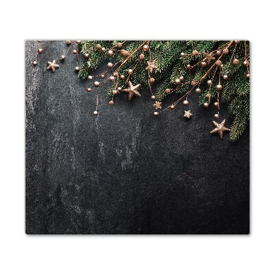 Skleněná krájecí deska Christmas Tree Christmas Star Ornaments