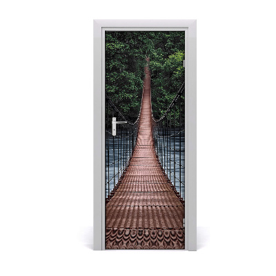 Fototapeta samolepící na dveře visací most
