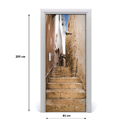 Fototapeta samolepící na dveře Izrael ulička