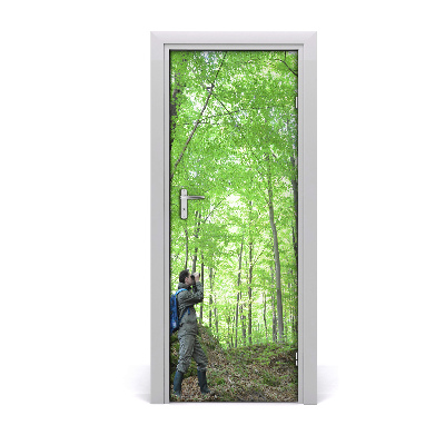 Fototapeta na dveře lidé ornitolog