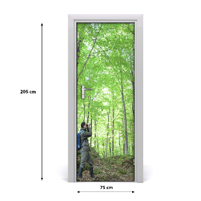 Fototapeta na dveře lidé ornitolog