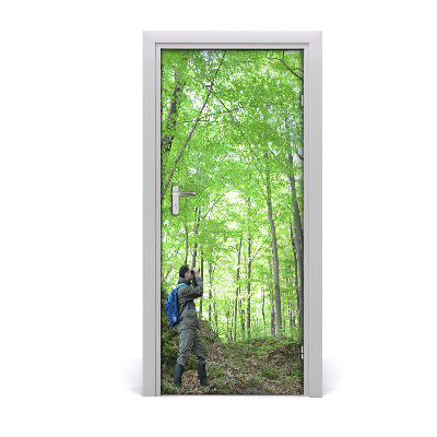 Fototapeta na dveře lidé ornitolog