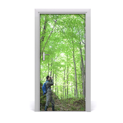 Fototapeta na dveře lidé ornitolog