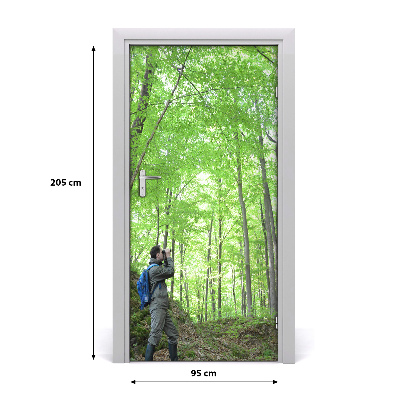 Fototapeta na dveře lidé ornitolog