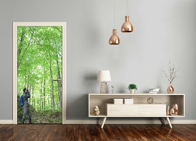 Fototapeta na dveře lidé ornitolog