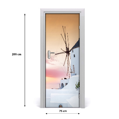 Fototapeta samolepící na dveře Santorini Řecko