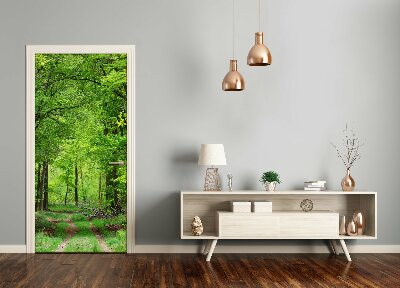 Fototapeta na dveře samolepící zelený les