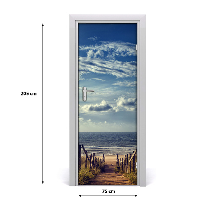 Fototapeta na dveře samolepící stezka na pláž