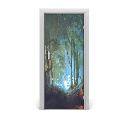 Samolepící fototapeta na dveře Tajuplný les