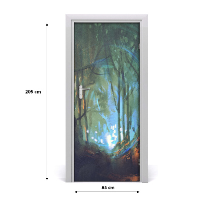 Samolepící fototapeta na dveře Tajuplný les